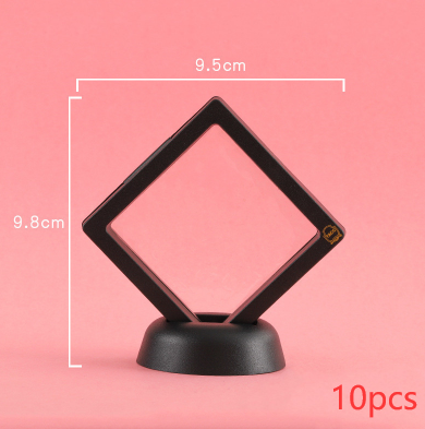 3D Jewelry Coin Display Stand Case Rack Collections Storage Box For Earring Gems Ring Doll Coin Badge Medal Holder - photo 13
