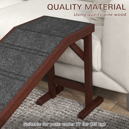 PawHut Dog Bed Ramp with Non-Slip Carpet - photo 8