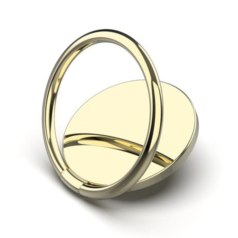 Gold metal phone finger ring holder
