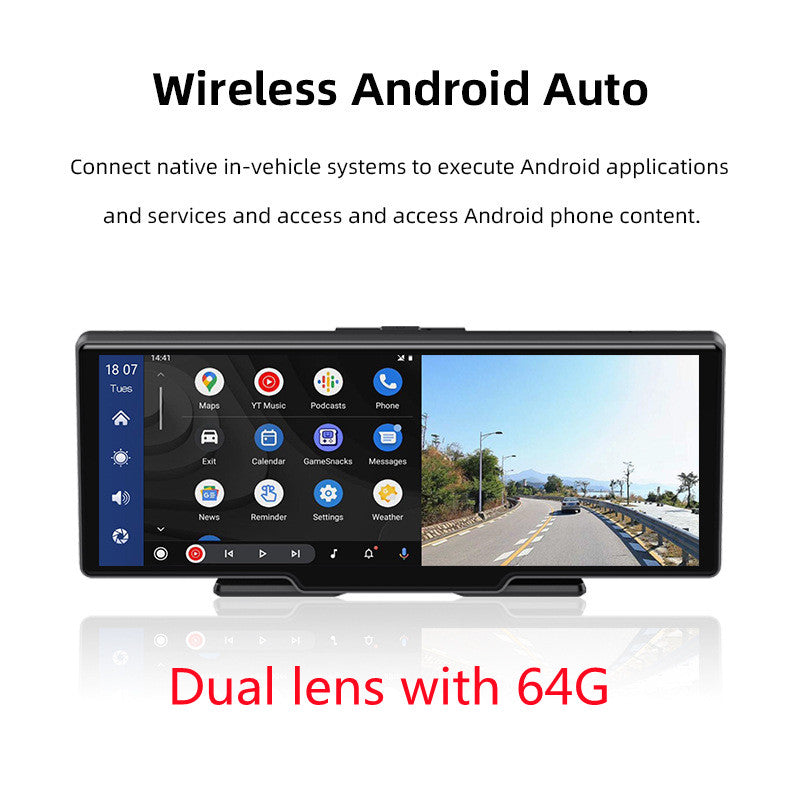 10.26" Wireless CarPlay Screen with Dash Cam - photo 5