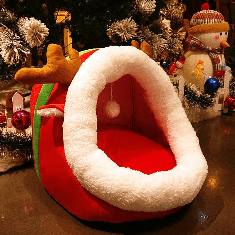 Washable Cozy Cat Tent Bed