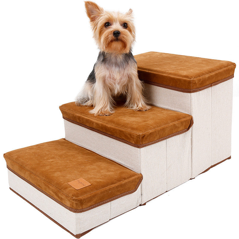 Foldable Pet Stairs with Storage - photo 5