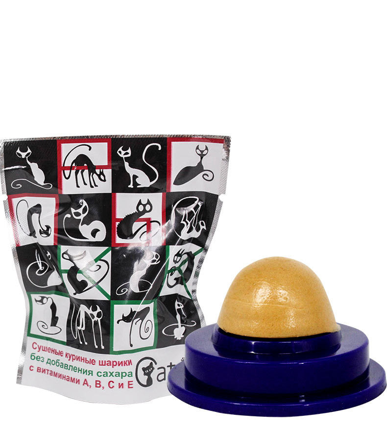 Pet Cat Sugar Energy Ball Lick Toys Catnip - photo 25