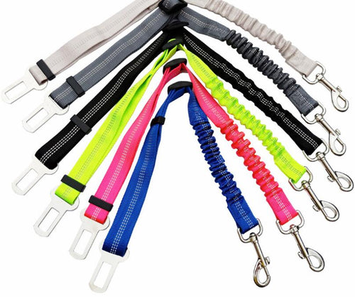 Adjustable Reflective Dog Car Seat Belt