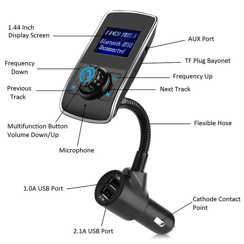 Bluetooth FM Transmitter & MP3 Player - photo 4