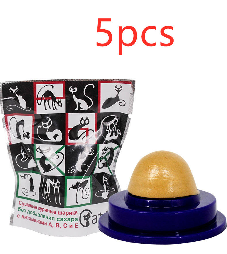 Pet Cat Sugar Energy Ball Lick Toys Catnip - photo 6