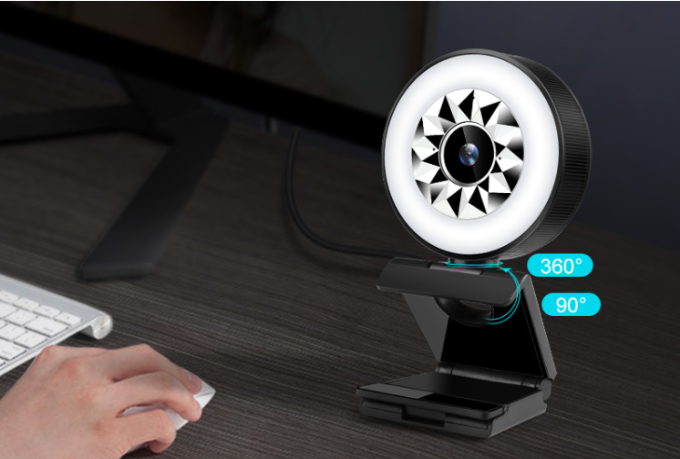 Usb Computer Web Camera 1080P Fill Light Beauty Uvc Songhan Pc Camera 2 Million Computer Camera - photo 3