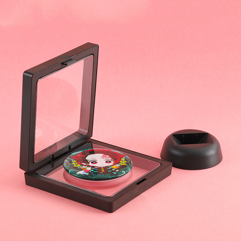3D Jewelry Coin Display Stand Case Rack Collections Storage Box For Earring Gems Ring Doll Coin Badge Medal Holder - photo 9