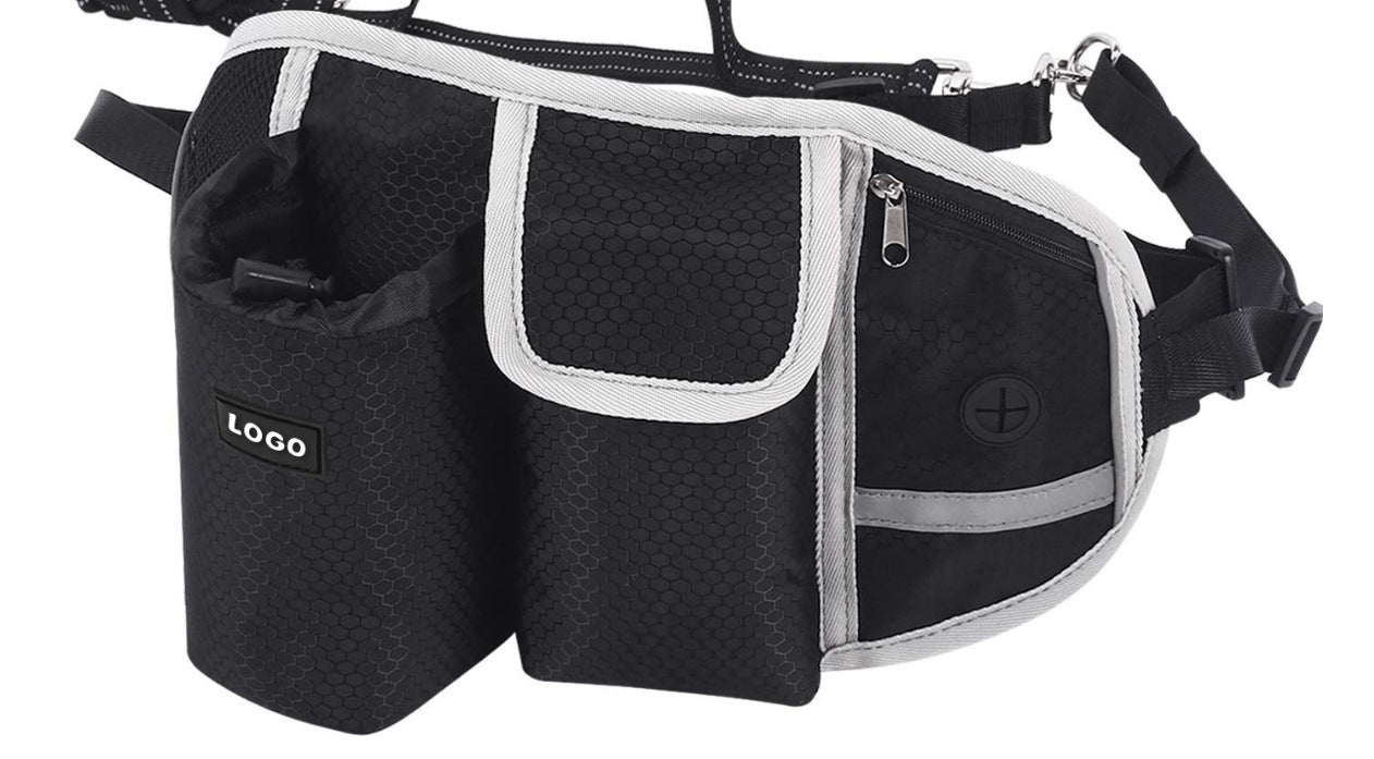 Dog Training Leash Waist Bag Hands-Free Outdoor Pet Running Walking Leash Portable Dog Food Water Cup Storage Bags - photo 6