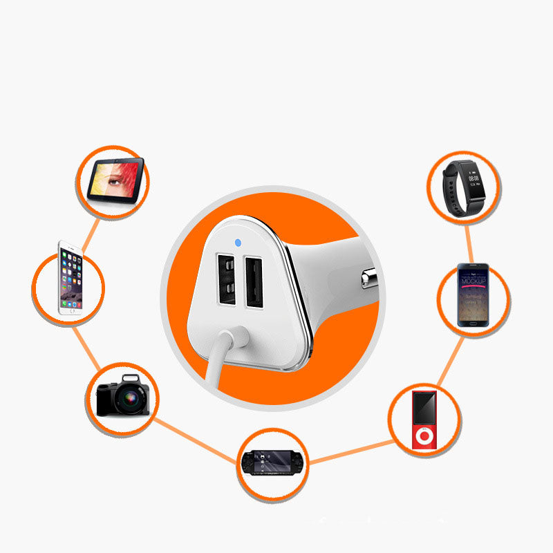 4-Port Usb Car Charger 6.8A Car Cigarette Lighter One With Two Car Charger - photo 5