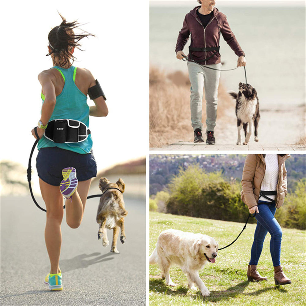 Dog Training Leash Waist Bag Hands-Free Outdoor Pet Running Walking Leash Portable Dog Food Water Cup Storage Bags - photo 10