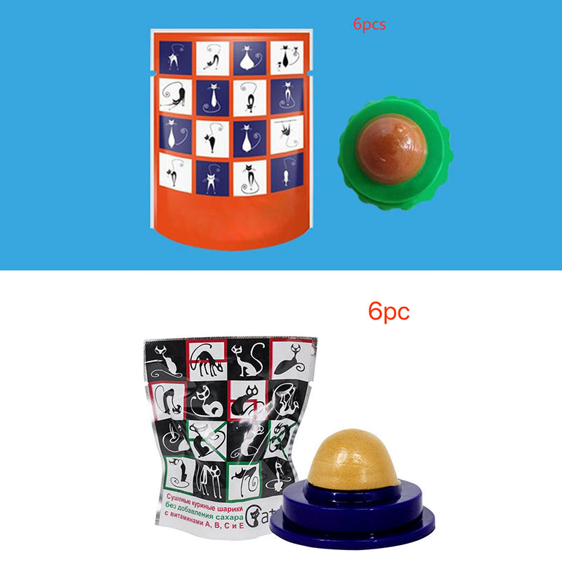 Pet Cat Sugar Energy Ball Lick Toys Catnip - photo 14