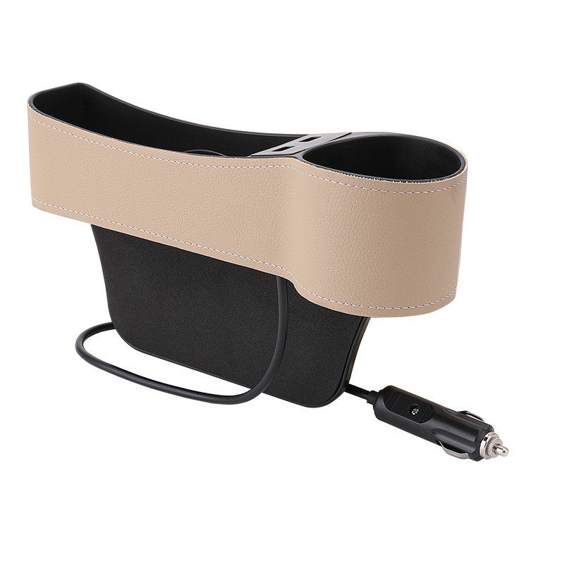 Dual USB charger multifunctional car storage box - photo 6