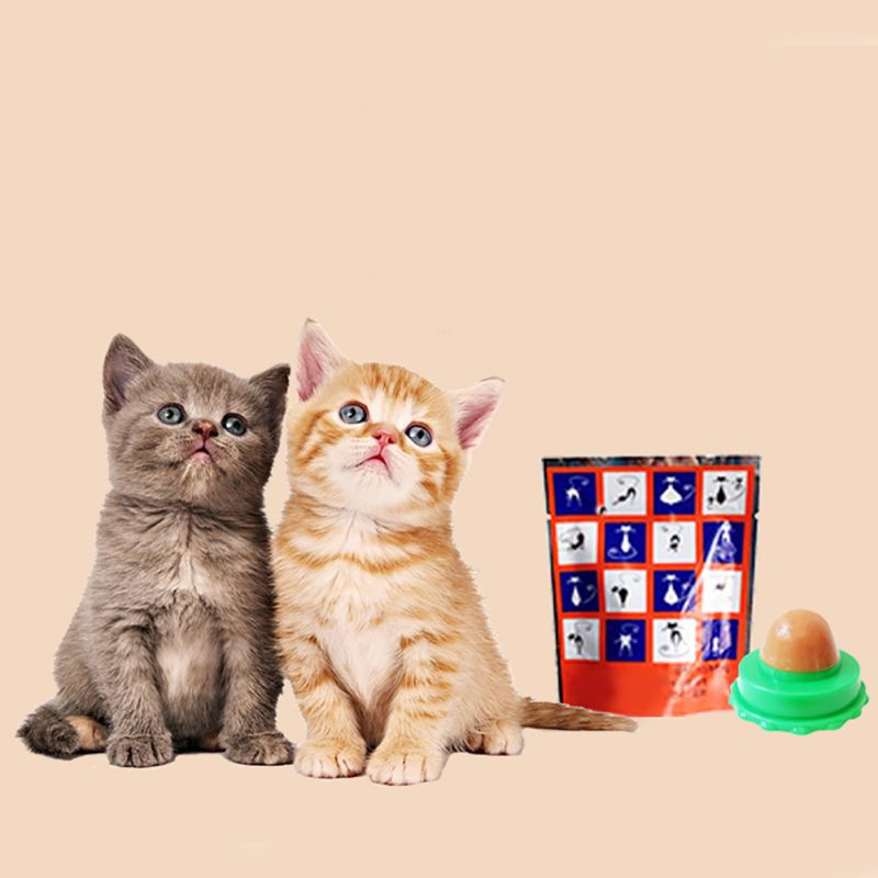 Pet Cat Sugar Energy Ball Lick Toys Catnip - photo 9