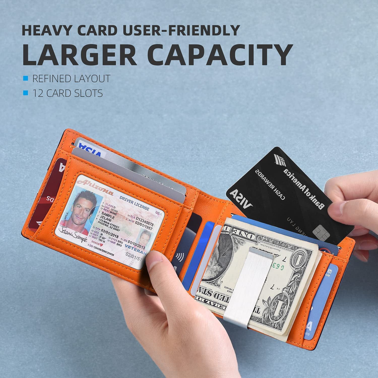 PU Leather Anti-Theft Card Wallet - photo 8