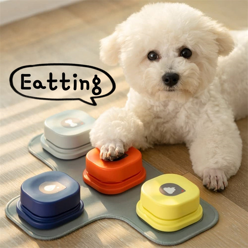 4 Colors Pet Communication Button One-click Prevent Physical Inactivity Recordable Dog Talking Button Toy Cat Toy Pet Products - photo 24