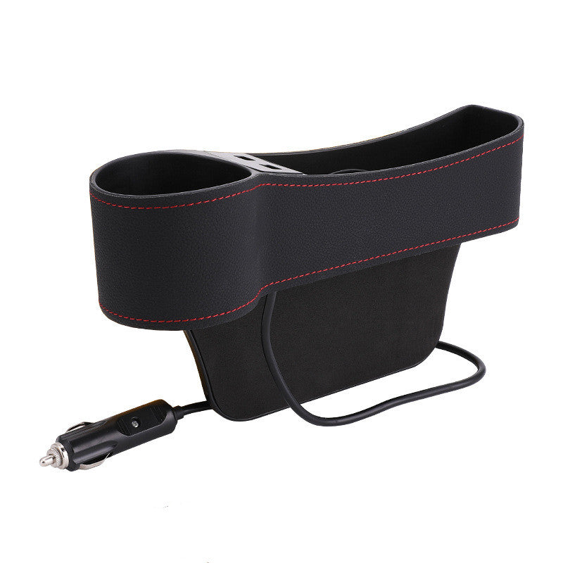 Dual USB charger multifunctional car storage box - photo 5