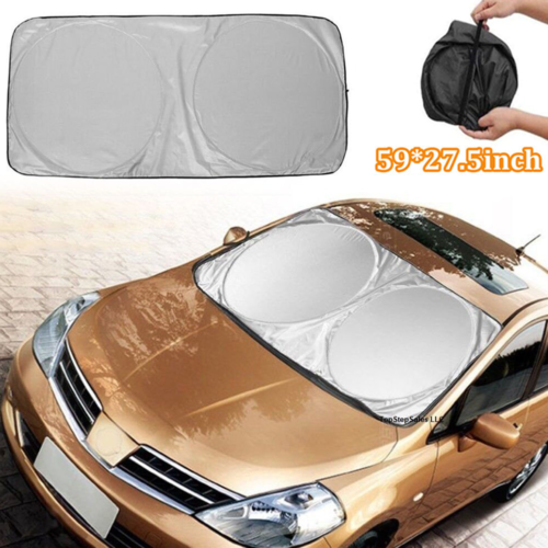 Car Window Sunshade Sun Shade Visor Windshield Cover Auto Car SunShade Anti Snow Ice Windshield Sunshade Car Windshield Sunshade - photo 3
