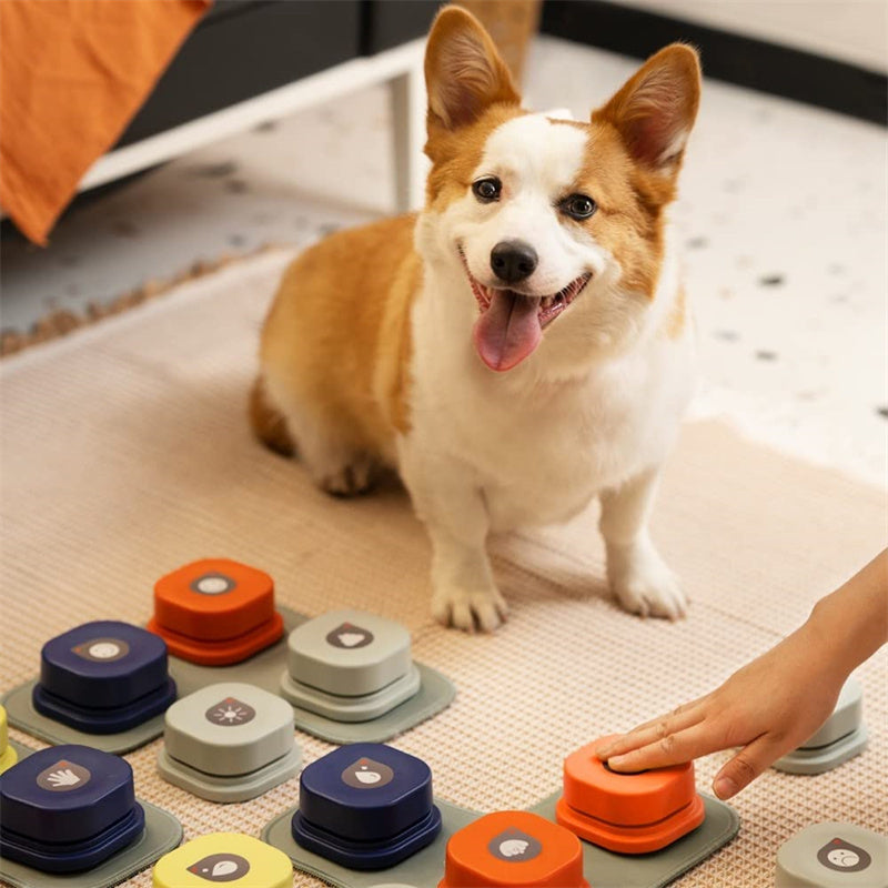 4 Colors Pet Communication Button One-click Prevent Physical Inactivity Recordable Dog Talking Button Toy Cat Toy Pet Products - photo 20