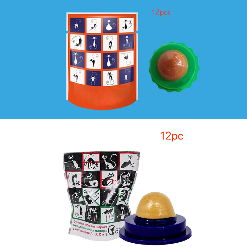 Pet Cat Sugar Energy Ball Lick Toys Catnip - photo 21
