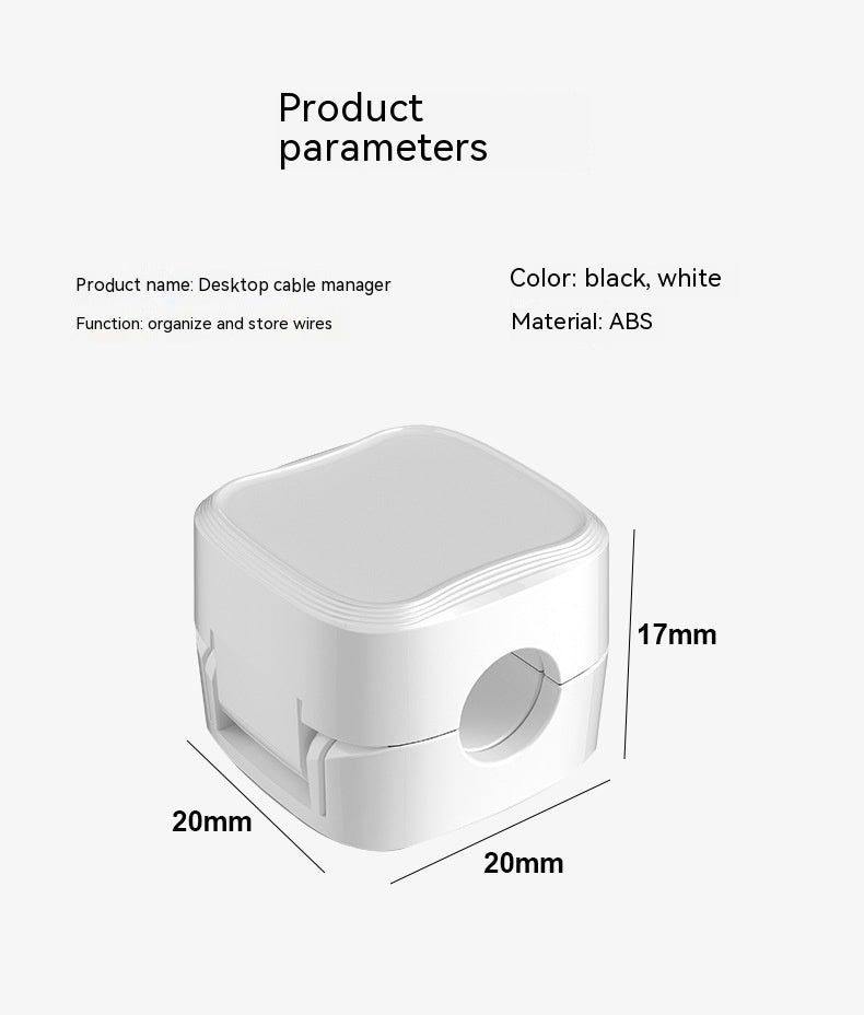 Magnetic Cable Clip Under Desk Cable Management Adjustable Cord Holder Wire Organizer And Cable Management Wire Keeper - photo 12