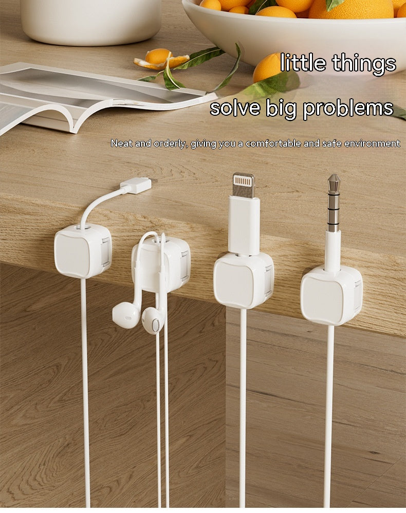 Magnetic Cable Clip Under Desk Cable Management Adjustable Cord Holder Wire Organizer And Cable Management Wire Keeper - photo 25