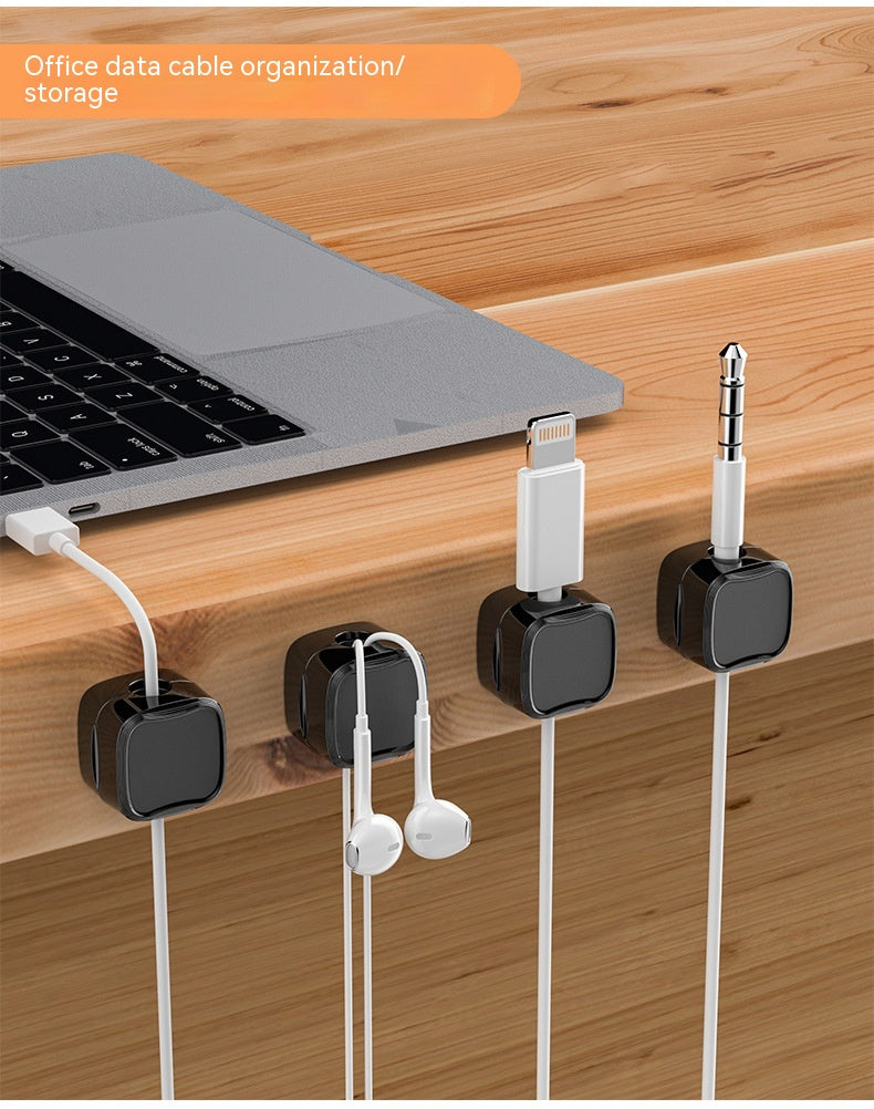Magnetic Cable Clip Under Desk Cable Management Adjustable Cord Holder Wire Organizer And Cable Management Wire Keeper - photo 26