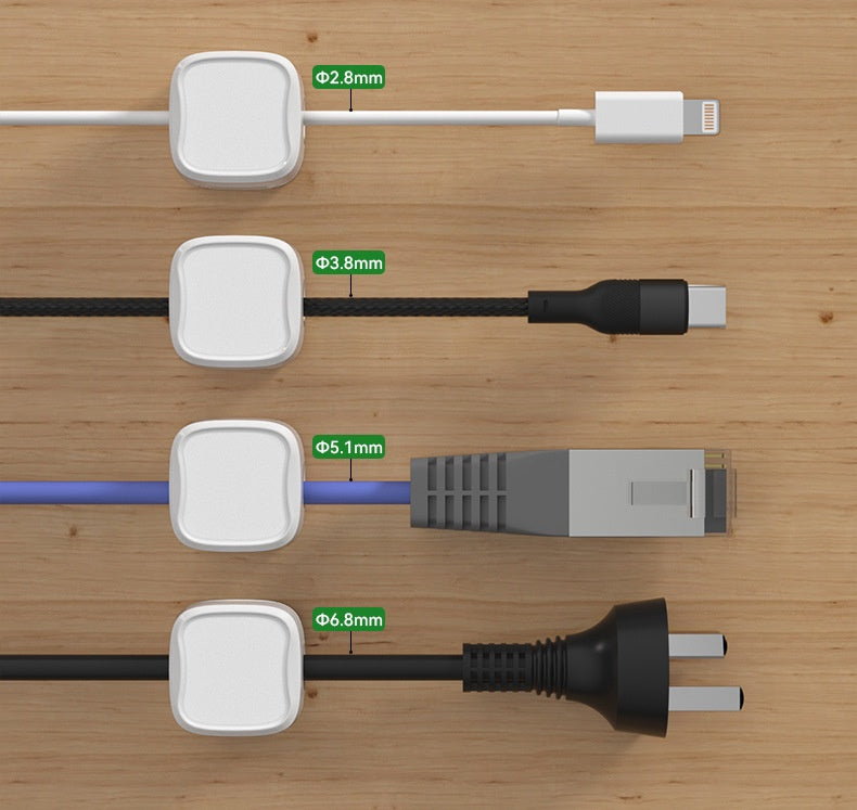 Magnetic Cable Clip Under Desk Cable Management Adjustable Cord Holder Wire Organizer And Cable Management Wire Keeper - photo 35