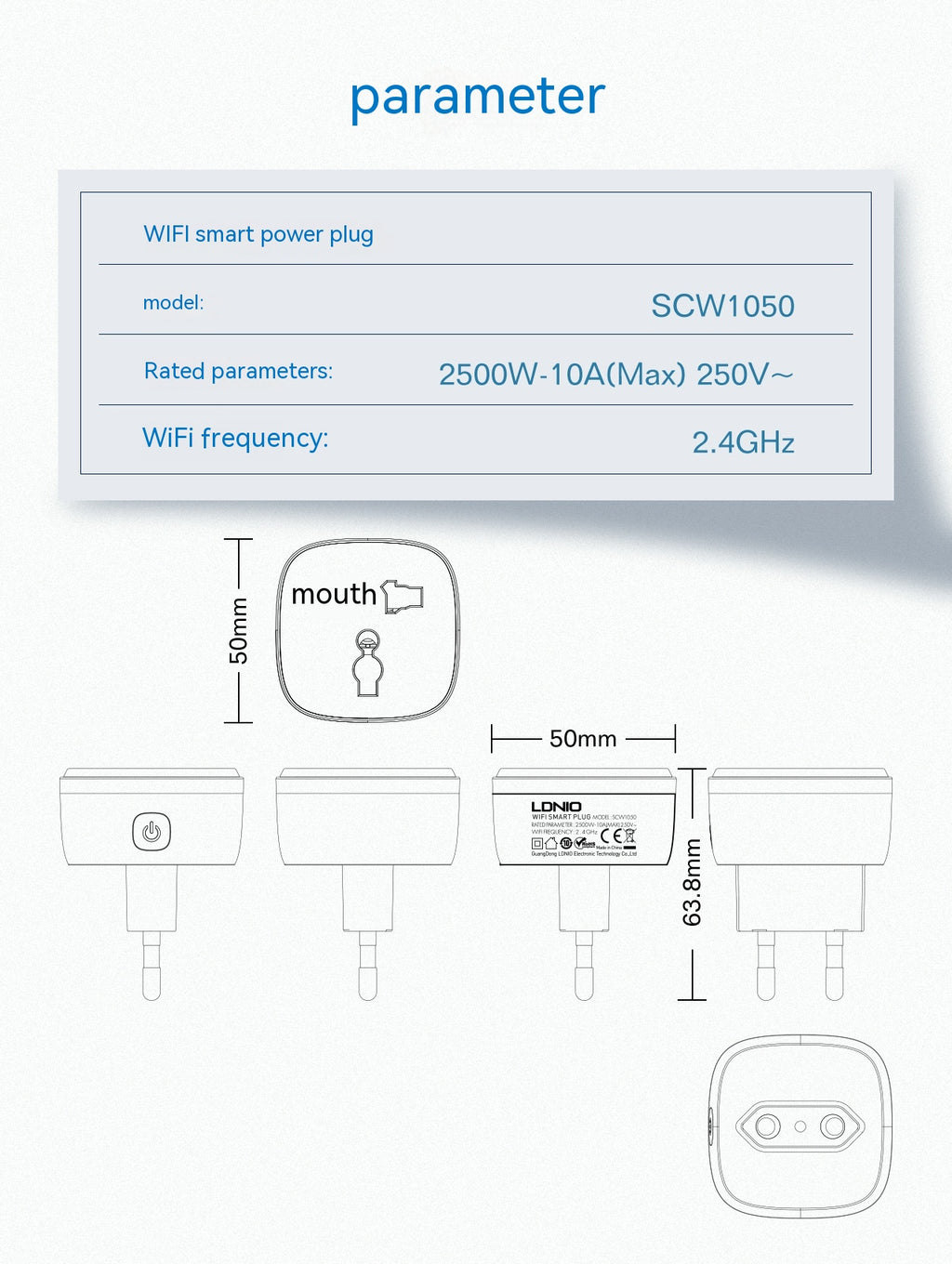Smart Home Socket Remote European And British Standard Power Plug Adapter
