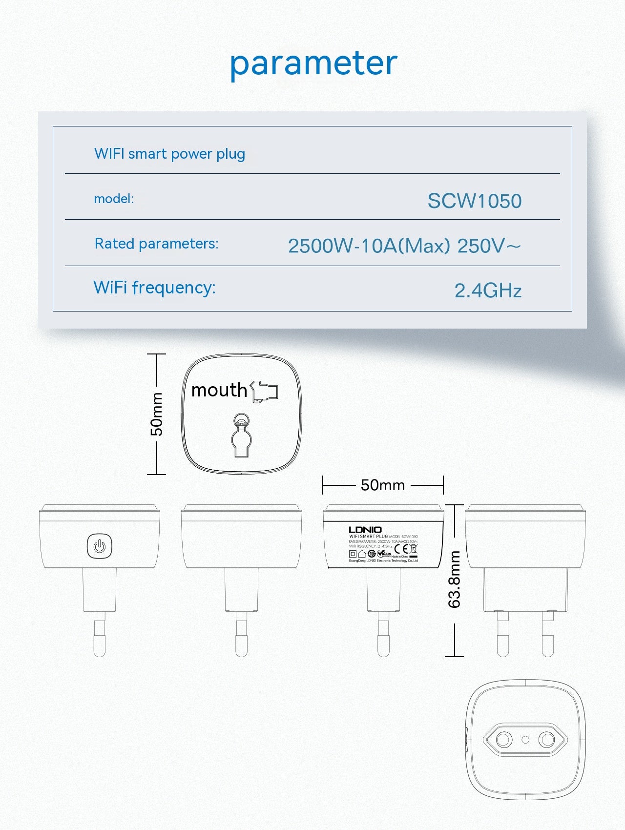 Smart Home Socket Remote European And British Standard Power Plug Adapter