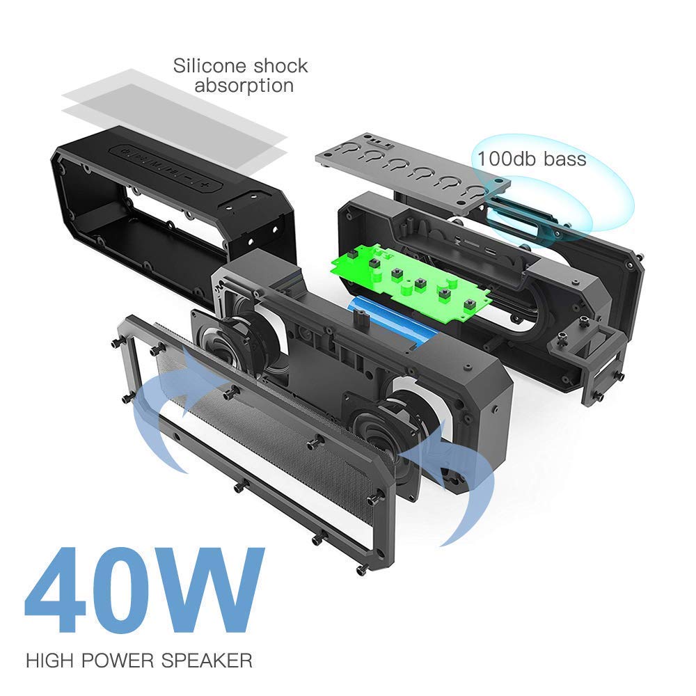 Waterproof 40W Bluetooth Speaker - photo 2