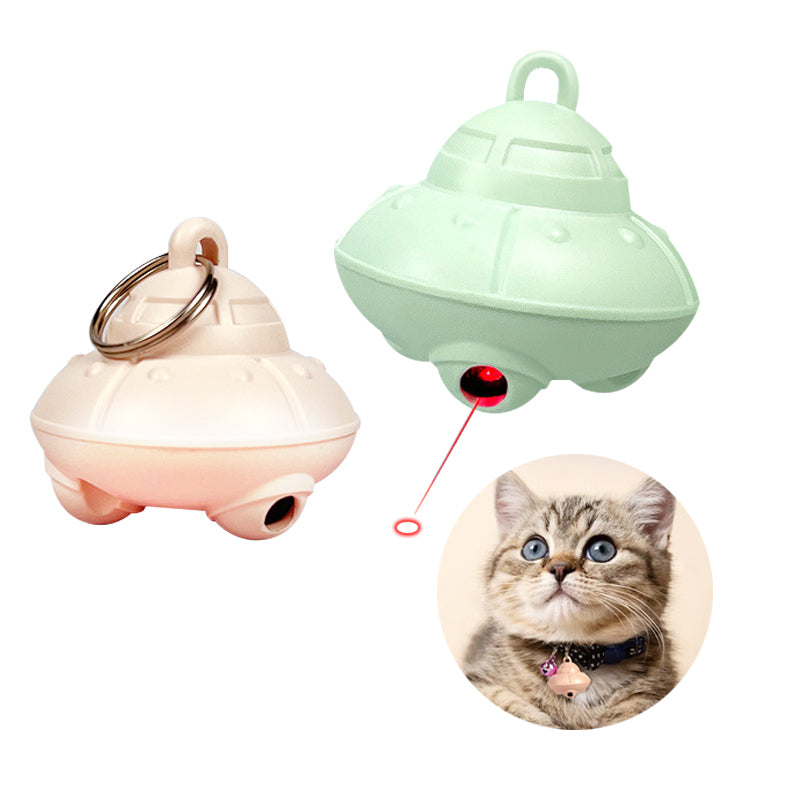 Cat Laser Toy Pointer Cat Collar Automatic Interactive Cat Toy For Kittens Dogs Game USB Charging Electric Training Pet Items - photo 2