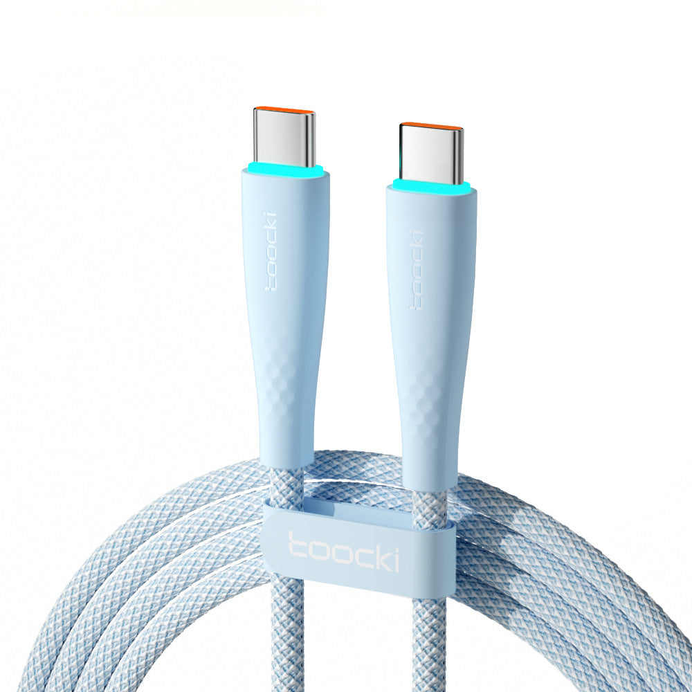 USB Type C To USB C Cable 100W 66W Fast Charging - photo 9