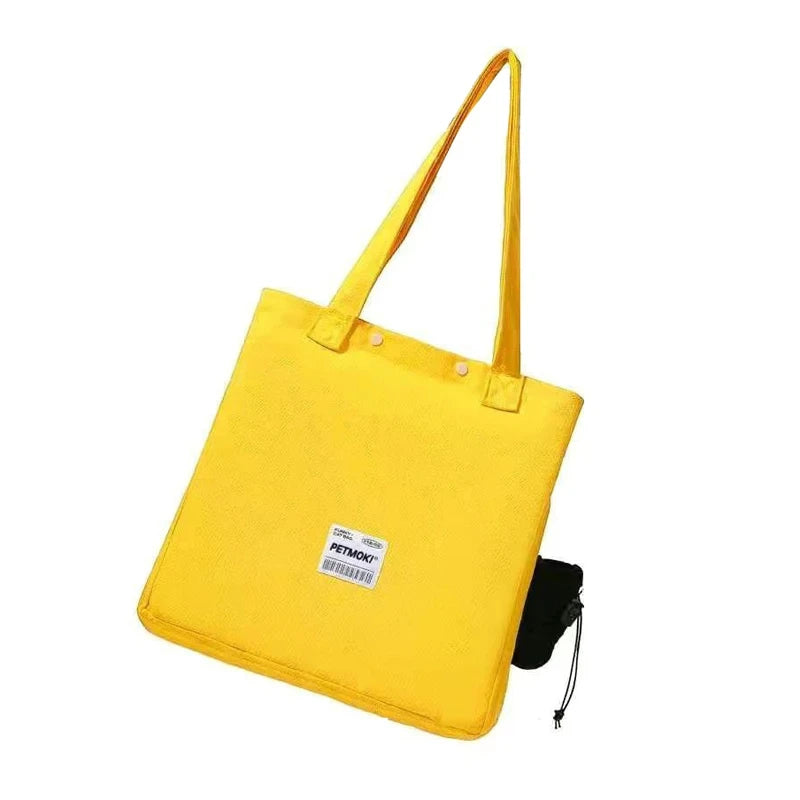 Large Capacity Pet Cat Bag Multifunctional Breathable Dog Canvas Carrier Bag Escape-proof Pet Shoulder Carrying Bag Pet Supplies - photo 7
