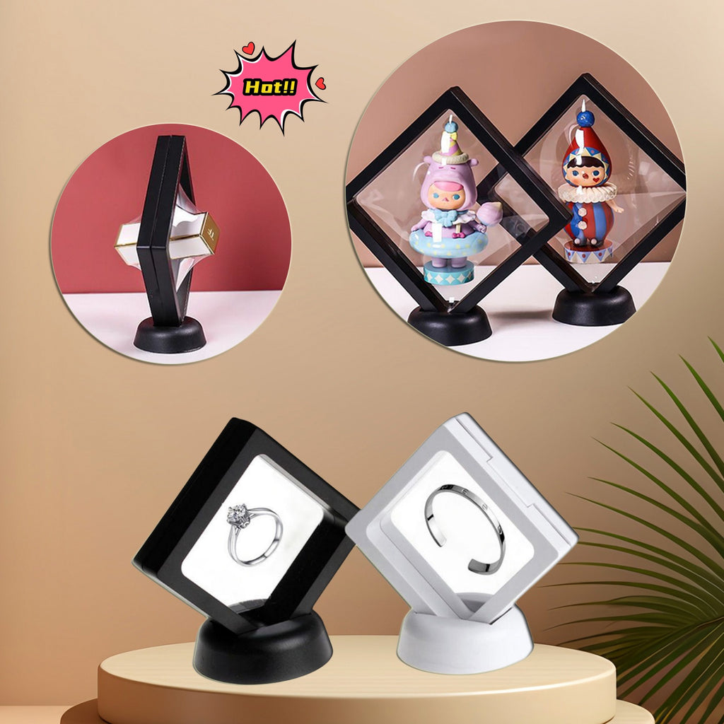 3D Jewelry Coin Display Stand Case Rack Collections Storage Box For Earring Gems Ring Doll Coin Badge Medal Holder - photo 21