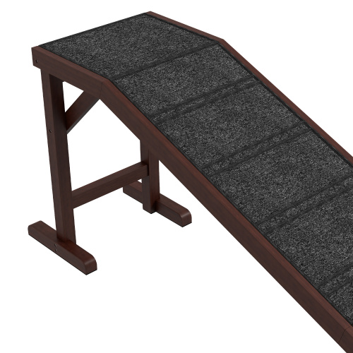 PawHut Dog Bed Ramp with Non-Slip Carpet