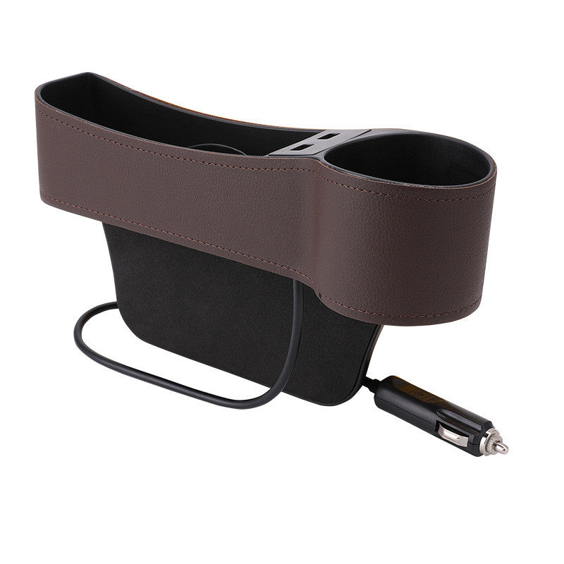 Dual USB charger multifunctional car storage box - photo 8