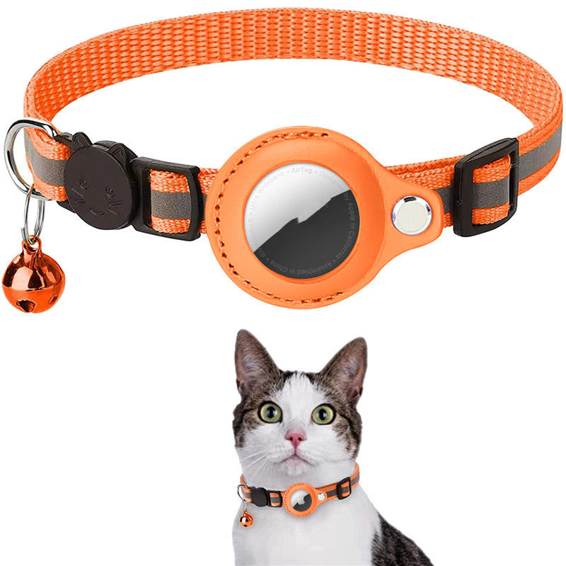 Reflective Collar Waterproof Holder Case For Airtag Air Tag Airtags Protective Cover Cat Dog Kitten Puppy Nylon Collar - photo 19