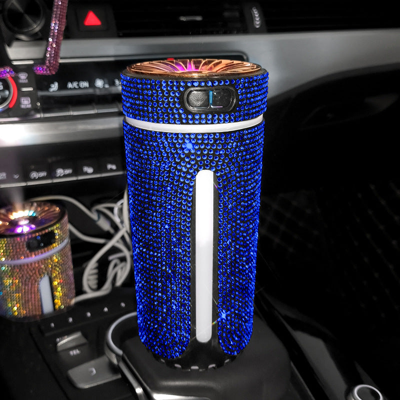 Luxury Diamond Car Humidifier LED Light Car Diffuser Auto Air Purifier Aromatherapy Diffuser Air Freshener Car Accessories For Woman - photo 10