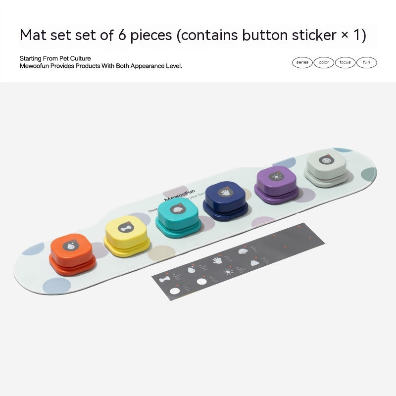 4 Colors Pet Communication Button One-click Prevent Physical Inactivity Recordable Dog Talking Button Toy Cat Toy Pet Products - photo 4