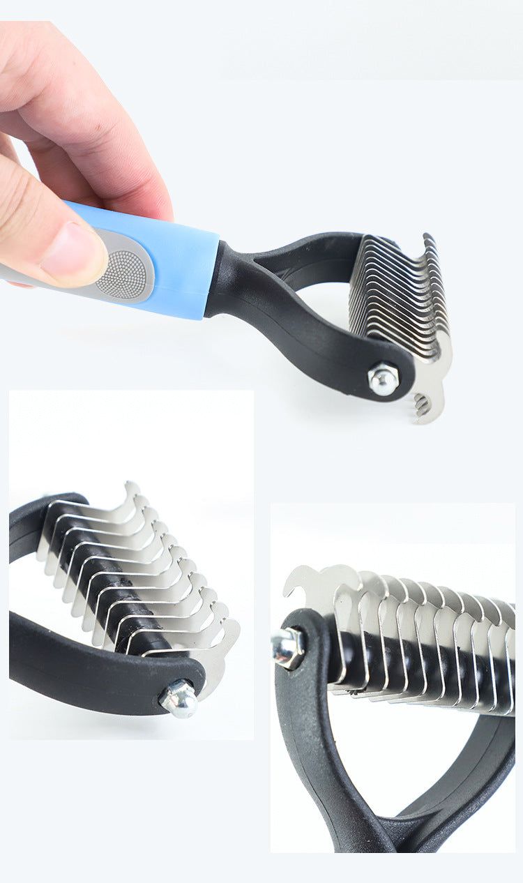 Stainless Double-Sided Dematting Comb - photo 12