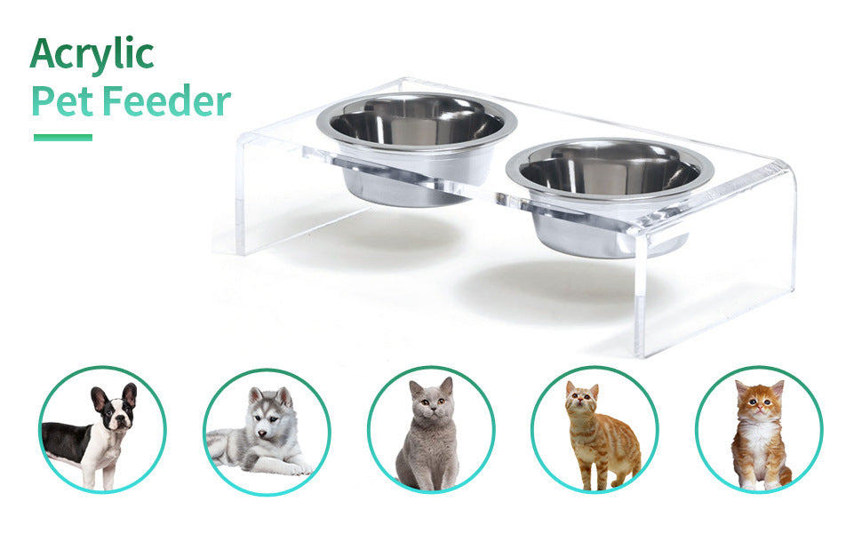 Elevated Acrylic Pet Feeder - photo 8