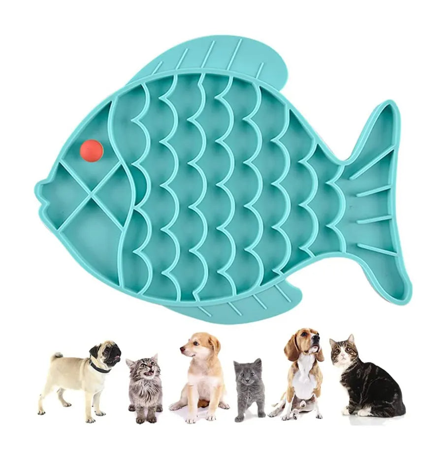 Silicone Lick Mat For Pet Dogs Slow Food Plate Rice Bowl For Small Medium Dog Anti Gulping Choking Feeder Puppy Treat Dispenser - photo 2