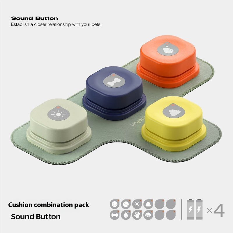 4 Colors Pet Communication Button One-click Prevent Physical Inactivity Recordable Dog Talking Button Toy Cat Toy Pet Products - photo 21