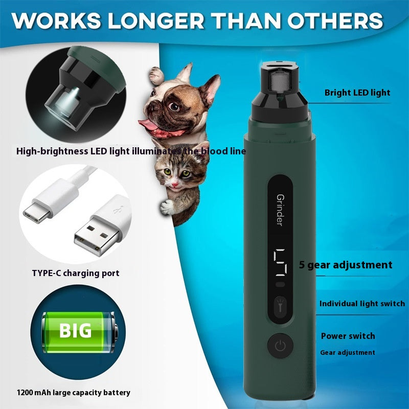 Quiet Electric Dog Nail Grinder - photo 3