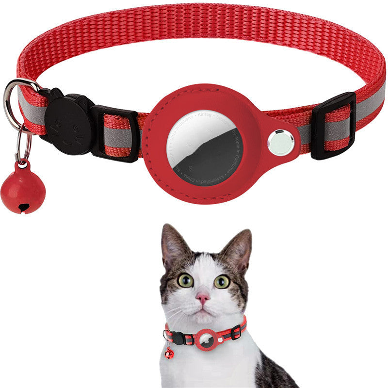 Reflective Collar Waterproof Holder Case For Airtag Air Tag Airtags Protective Cover Cat Dog Kitten Puppy Nylon Collar - photo 22