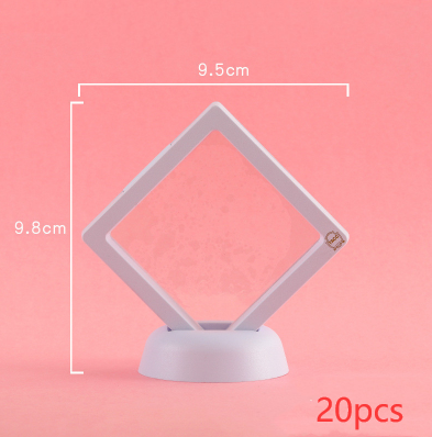 3D Jewelry Coin Display Stand Case Rack Collections Storage Box For Earring Gems Ring Doll Coin Badge Medal Holder - photo 2