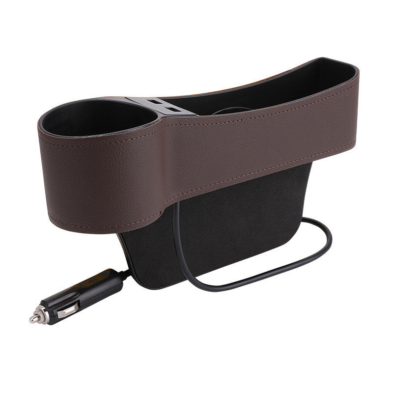 Dual USB charger multifunctional car storage box - photo 7