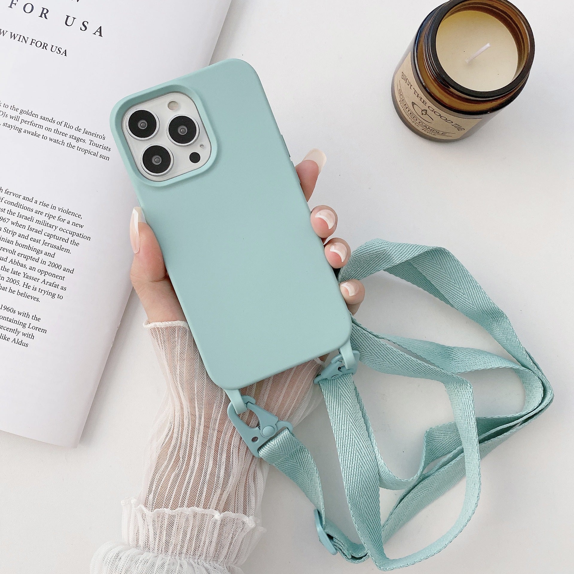 Silicone Crossbody Lanyard Case - photo 8