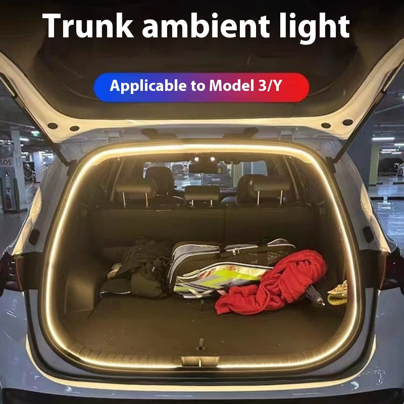 Applicable To Tesla Trunk Atmosphere Trunk Lighting Car Tail Light - photo 4